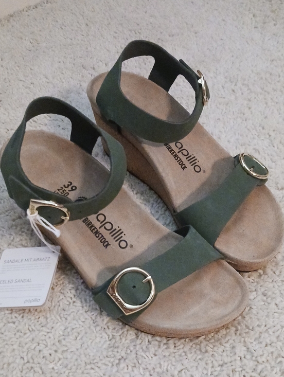 Birkenstock Shoes - Birkenstock Papillion Soley Wedge Sandal, Size 39, NIB